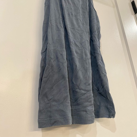 SUNDAY BEST Blue Razor Back Tank Top - Picture 2 of 4